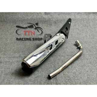 Pô Exciter 2010 Êm & Móc TẶNG CỔ inox cho Sirius 50 -110