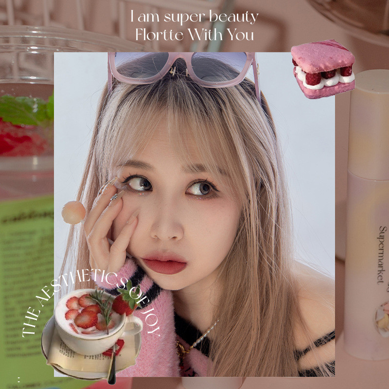 Hàng sẵn có FLORTTE / Flower Lolia Monster Meria Series Lip Liner Outline Lip Shape Lipstick Mist Li