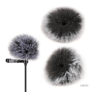 Kiki micro kính chắn gió lông lông thú chống gió muff kính chắn gió dành cho sony rode ve áo lavalier mic 5 mm 10m windshield