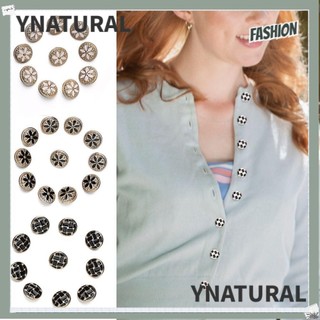 Ynatural 10 cái / bộ nút quần áo phụ kiện quần áo nút may diy phụ kiện may vá