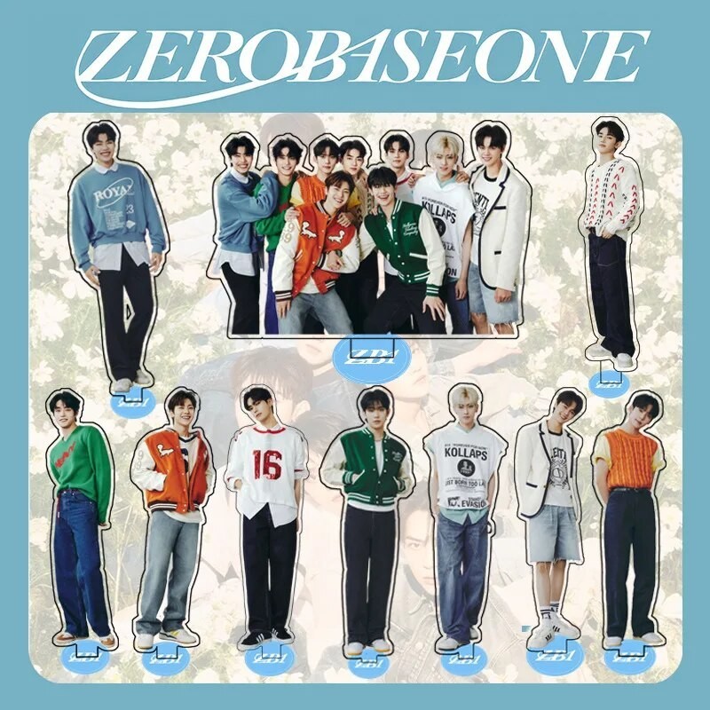 Mô hình Standee ZB1 Jiwong Hao Hanbin Matthew Taerae Ricky Gyuvin Gunwok Yujin a2 Phụ kiện trang trí