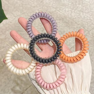 Dây cột tóc lò xo cao su dẻo nhiều màu