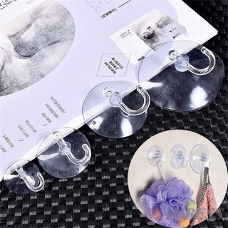 2.5 / 3 / 4 / 5 / 6 / 8cm Móc hút trong suốt Móc treo không dấu vết Móc hút mạnh Móc lưu trữ nhà vệ sinh Phụ kiện lưu trữ tại nhà