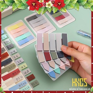 Tệp 5 màu - 100 Tờ Đánh dấu Sách, đánh dấu trang, giấy phân trang màu sắc