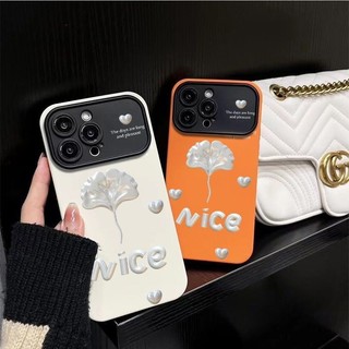 Thích hợp cho IPhone 11 12 Pro Max X XR XS Max SE 7 Plus 8 Plus IPhone IPhone 13 14 15 Pro Max Nhãn chống va đập Silicon Ins Style Sliver Flower cho ốp điện thoại