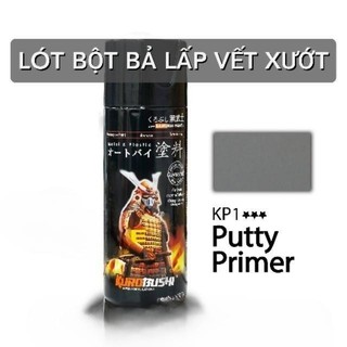 Sơn samurai lót bột bả matit kp1 lấp vết trầy xước nhẹ