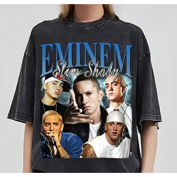 2024 bánh quế cho bạn bè Eminem Vintage 90 Áo sơ mi, Eminem Graphic Tee, Rap Vintage Tee, For Him xs