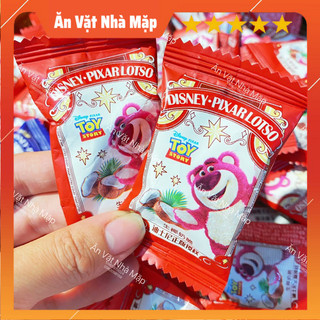 Kẹo lotso gấu dâu vị sữa dừa thơm đậm vị lẻ 1 viên