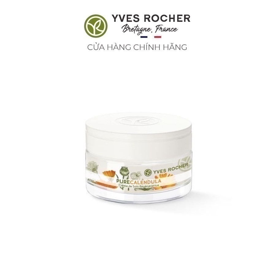 Kem Dưỡng Da Ngày Và Đêm Yves Rocher Calendula Regenerating Day Night Cream 50ml