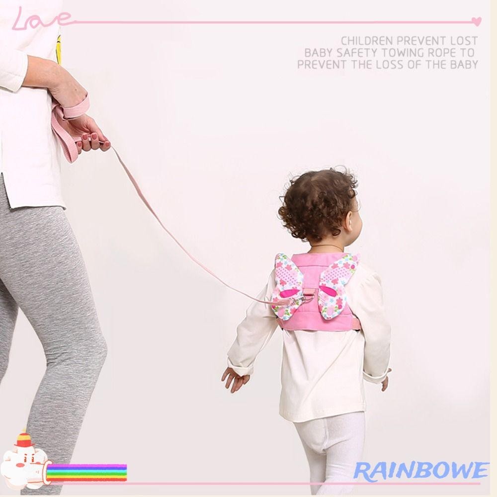 Rainbow Dây nịt đi bộ cánh cho trẻ mới biết đi An toàn cho bé Dây đeo