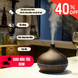 Máy Xông Tinh Dầu MM House – Cổ Cao, 7 Màu LED, Khuếch Tán Thơm, Giảm Căng Thẳng Hiệu Quả