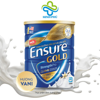Sữa Ensure Gold bột có HMB YBG 800g Vani, ít ngọt - Hàng chính hãng