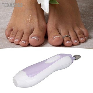 Texas053 Bộ dũa móng tay bằng điện Loại bỏ da chết Máy khoan xoay tốc độ cao với 6 đầu màu tím