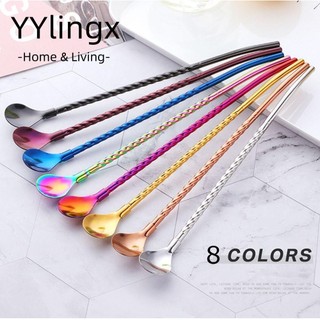 YYlingx ống hút Lanf bằng kim loại có thể tái sử dụng