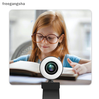 [FREG] Webcam 1080P Mini Camera Full HD Webcam With Ring Fill Light Microphone USB Live Broadcast For Youtube PC Laptop Video Shoog FDH