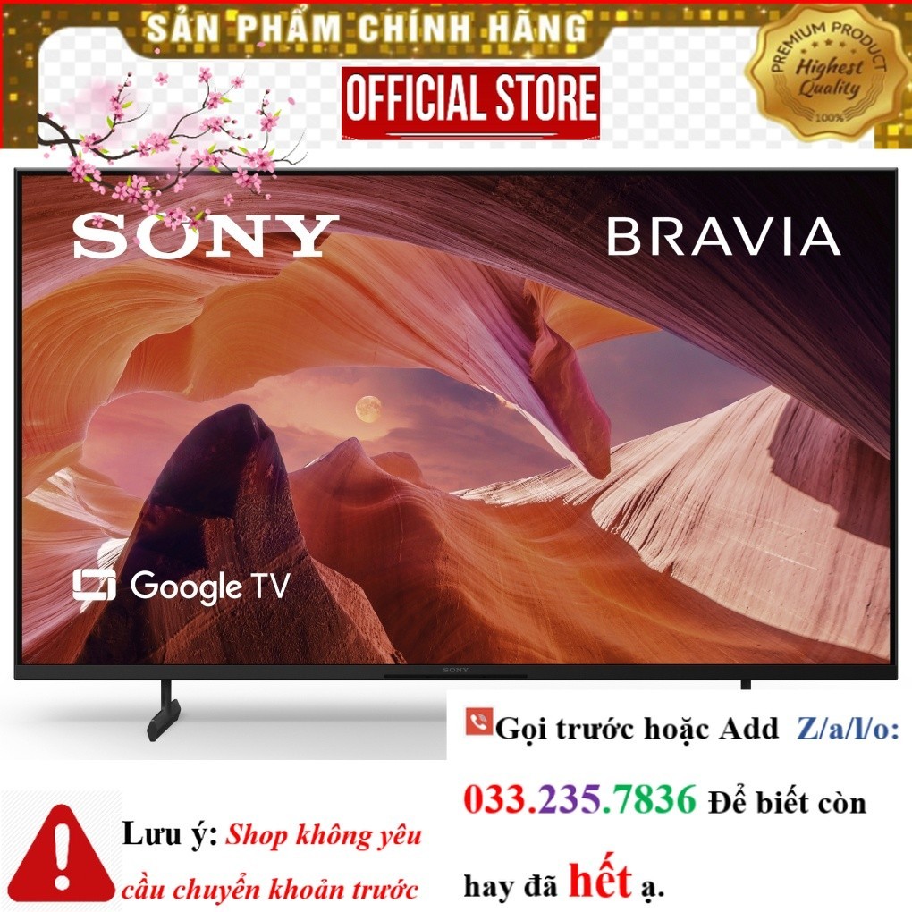  New Google Tivi Sony 4K 43 inch KD-43X80L