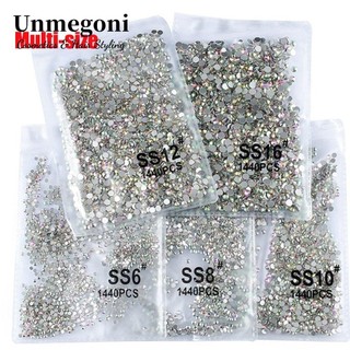 Unmegoni mới về] Phụ kiện hạt pha lê 3D trang trí móng tay thời trang nghệ thuật dành cho nữ