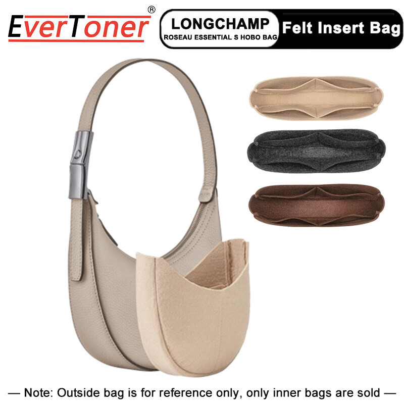 LONGCHAMP EverToner Nỉ lót túi DÀICHAMP ROSEAU ESSENTIAL S HOBO - đựng đồ trang điểm, mỹ phẩm, nách
