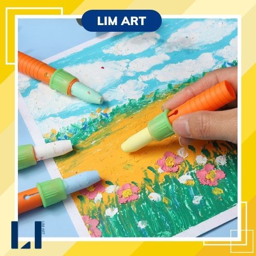 Cây nối màu sáp kèm gọt Lim Art