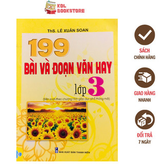 Sách - 199 bài và đoạn văn hay lớp 3