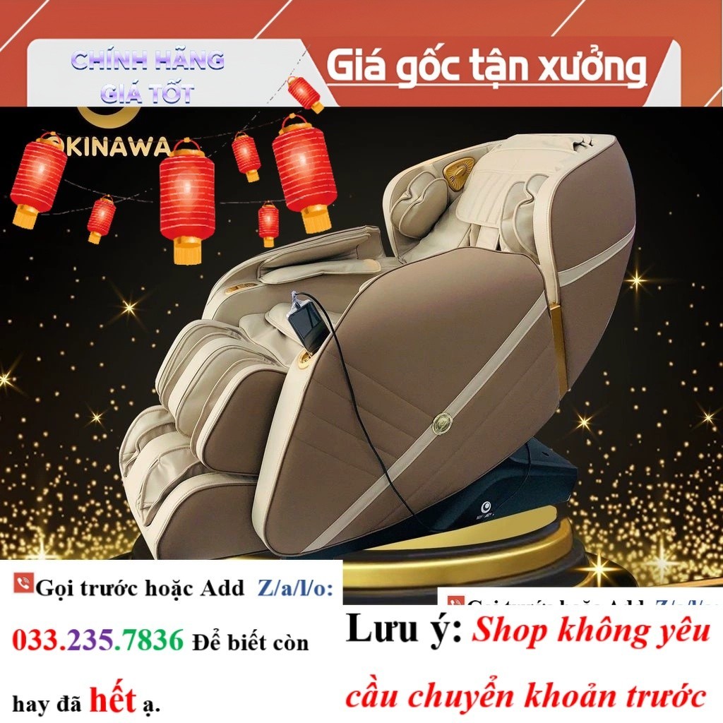 <new> Ghế massage toàn thân OKINAWA REGAL 3000 - Siêu phẩm ghế massage toàn thân