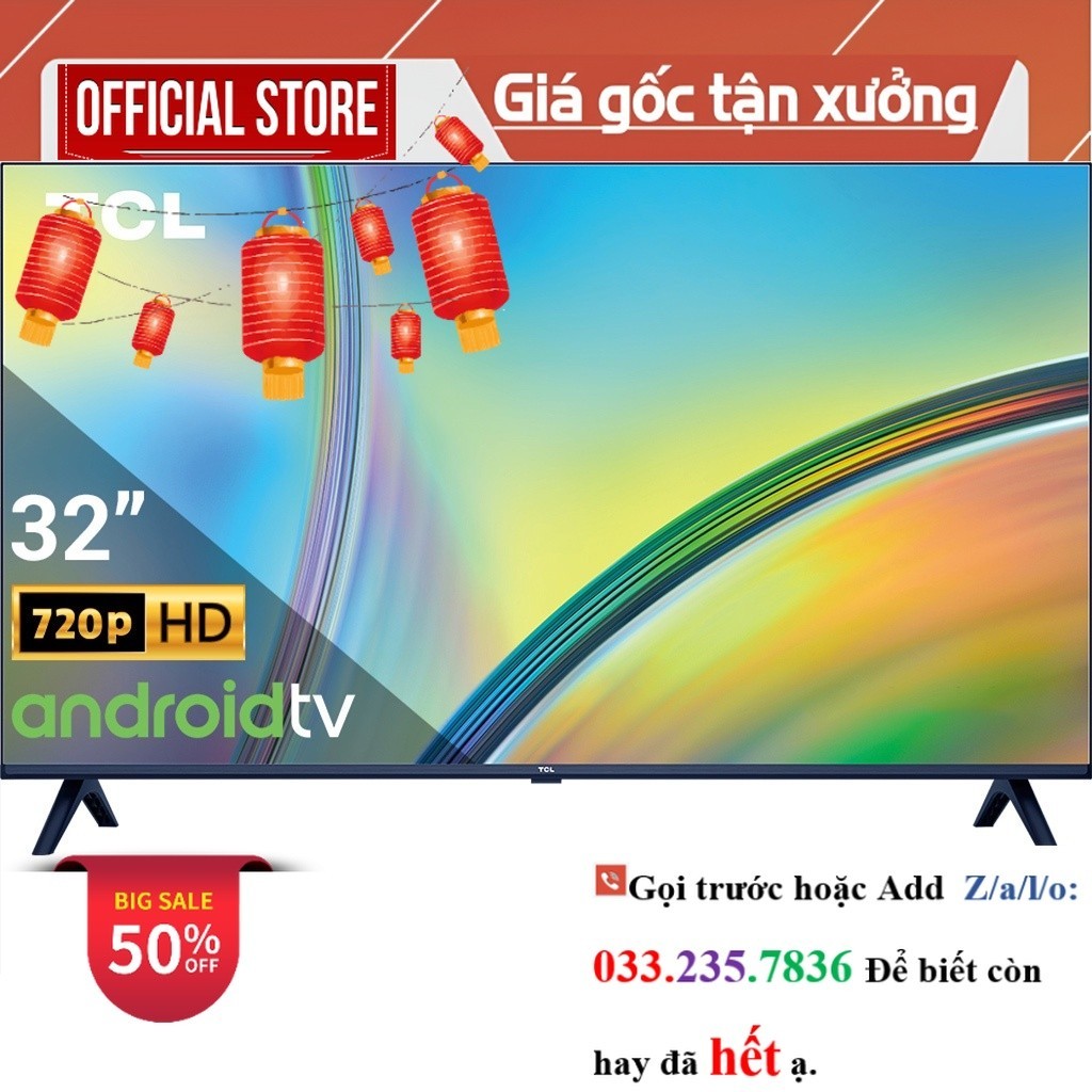 Android Tivi TCL HD 32 inch 32S5400A <new