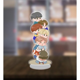 Mô hình standee BTS Chibi dễ thương 5cm/10cm