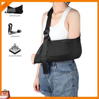 Han arm sling có thể điều chỉnh đệm khuỷu tay di chuyển nẹp nẹp nẹp thiết kế công thái học chấn thương vai rotator còng torn cổ tay khuỷu tay phẫu thuật dây đeo hỗ trợ cánh tay cho trái phải