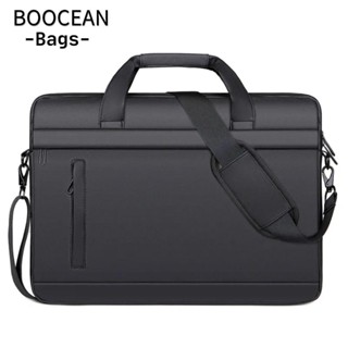 BOOCEAN Túi đựng cặp, Túi đựng máy tính xách tay chống nước dành cho doanh nhân, Túi xách văn phòng đeo vai 15 Inch dành cho nam