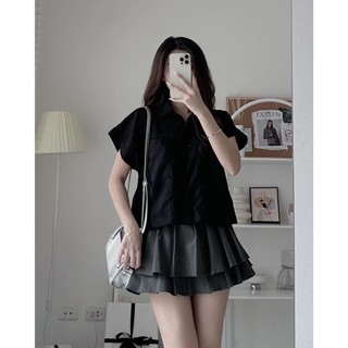 Áo sơ mi nữ cổ đức túi ngực Myra 