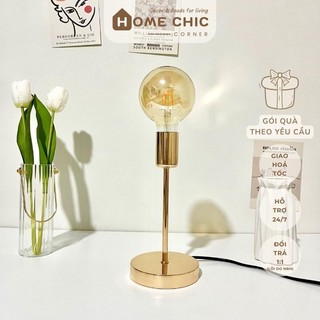 Đèn ngủ đèn đầu giường phong cách retro dùng để trang trí đèn chụp ảnh tạo ánh sáng vàng ấm | HOME CHIC CORNER