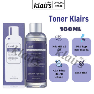 Nước hoa hồng klairs 180ml
