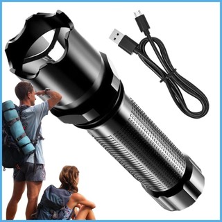 Đèn pin siêu sáng Đèn pin sạc Đèn pin cầm tay Lumens cao có thể sạc lại Mini cầm tay huebasevn