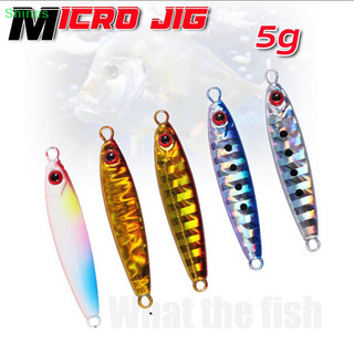 Shines micro metal jig 5g shore casg jigging mồi câu cá bit mồi nhân tạo vn