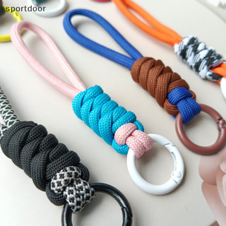 [Sportoutdoor] Móc khóa dây sáng tạo cho vỏ điện thoại Phụ nữ Dây thắt nút chống thất lạc Dây móc chìa khóa ô tô Phụ kiện DIY Móc khóa thời trang [out]