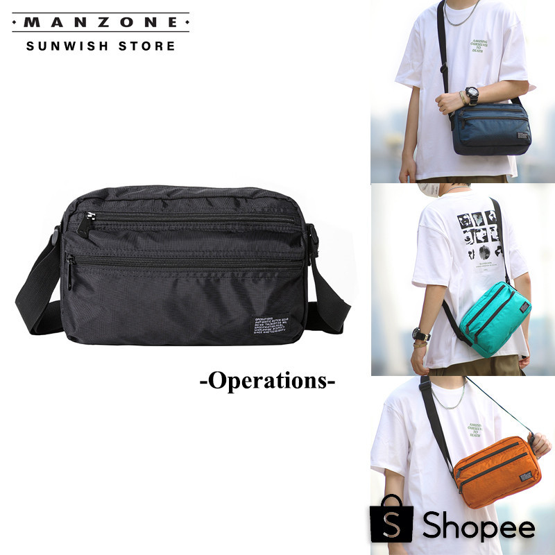 SUNWISH STORE -Operations - No.6120 Túi đeo chéo nam Nylon thời trang 6 màu Túi đeo chéo thể thao ng