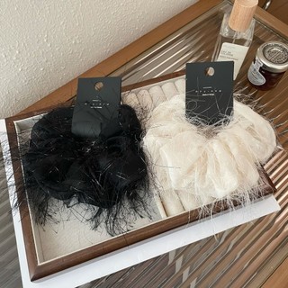 Dây cột tóc nữ scrunchies nhiều màu tua rua tiểu thư S17