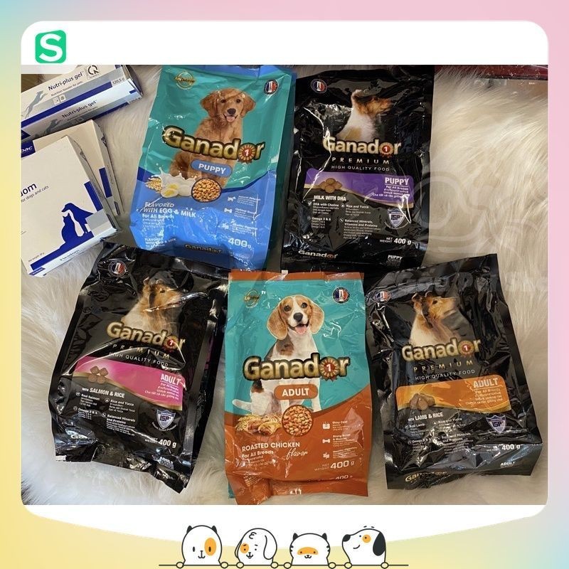 [ 400gr zin ] Hạt Ganador cho chó 🐕
