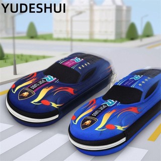 YUDESHUI Hộp Bút Chì Ô Tô EVA Đồ Dùng Học Tập Túi Đựng Bút Đua Xe Cho Bé Trai Cho Trẻ Em Bút