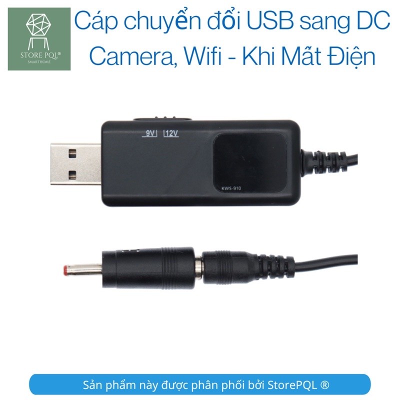 CP100 - Dây USB tăng áp cho wifi khi mất điện 5v to 12v