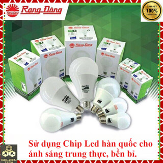 (Chính hãng) Bóng đèn Led bulb Rạng Đông 3w, 5w, 7w, 9w, 12w, 15w -Ánh sáng trắng 6500K