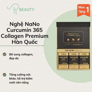 Thạch Nghệ NaNo Curcumin 365 Collagen Premium Hàn Quốc - Mẫu Mới