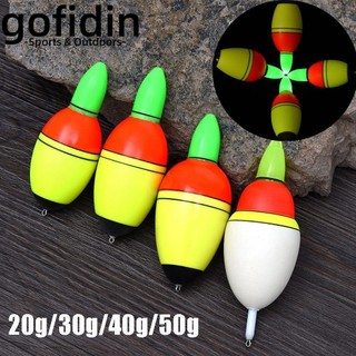gofidin nhựa 2 nút có đèn phát sáng dùng câu cá ban đêm 20g/30g/40g/50g