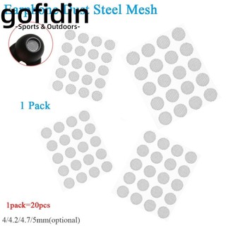 gofidin 20 miếng lưới lọc bụi 4/4.2/4.7/5mm dùng thay thế cho tai nghe nhét tai