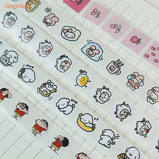 Cuộn 500 Miếng Dán Trang Trí Hình Hello Kitty Melody Kuromi Cinnamoroll
