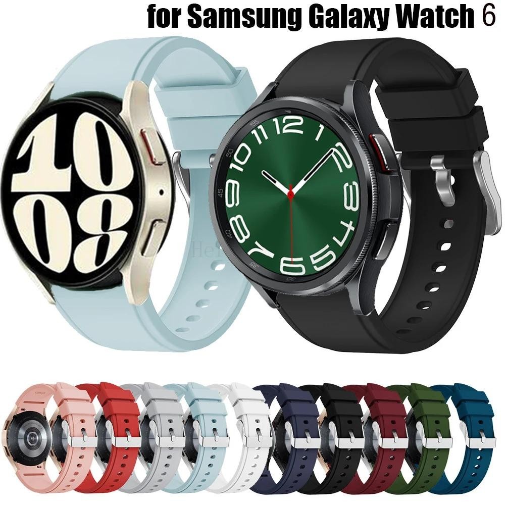 Dây đeo cho Samsung Galaxy Watch 6 44MM 40mm 5pro Vòng đeo tay thông minh 20mm WatchBand Galaxy Watc