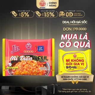 Mì ăn liền - mì trộn yeul vị gà cay ottogi 70g