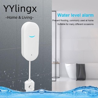 YYlingx Cảm biến mực nước Hệ thống an ninh báo động bền Cảnh báo lũ WiFi Cảnh báo nước tràn