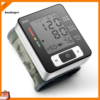 Máy đo huyết áp cổ tay kỹ thuật số Han Máy đo huyết áp tự động cầm tay Máy đo huyết áp BP