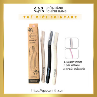 Set 3 Dao Cạo Lông Mày Habaria Hộp